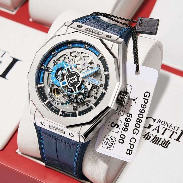 Germany Bugatti Limited Edition New Fully Automatic Mechanical Watch Top Ten Men&#039;s Tourbillons