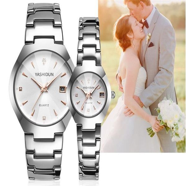 Luxury Trendy Smart Lovers Wristwatches 38MM Quartz Mens Watch 26MM Womens Watches With Stainless Steel Bracelet Good Recommendati272g
