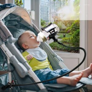Baby Bottle Rack Free Hand Holder Feeding Drink Water Nursing Support Stroller Accessories Hook Parts &1