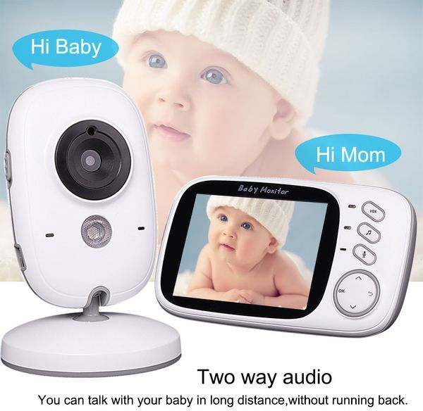 3.2 Inch Color LCD Wireless Video Baby Monitor Night Vision 5m Nanny Monitor Bebek Lullabies Surveillance Security Camera VB603