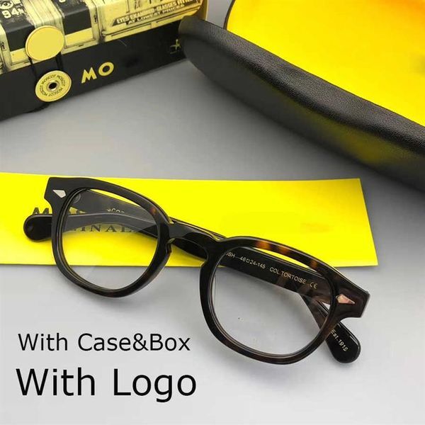 Sunglasses Frames Johnny Depp Eyeglasses Frame Men Women With Box Case Computer Optical Retro Lemtosh Style Glasses Spectacle Fram232H