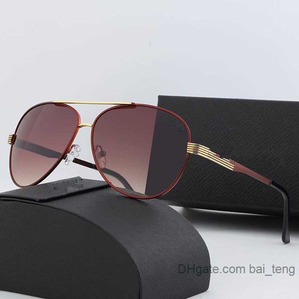 fashion sport sunglasses for men 2021 unisex buffalo horn glasses mens women rimless sun eyeglasses silver gold metal frame Eyewear lunettes baiteng