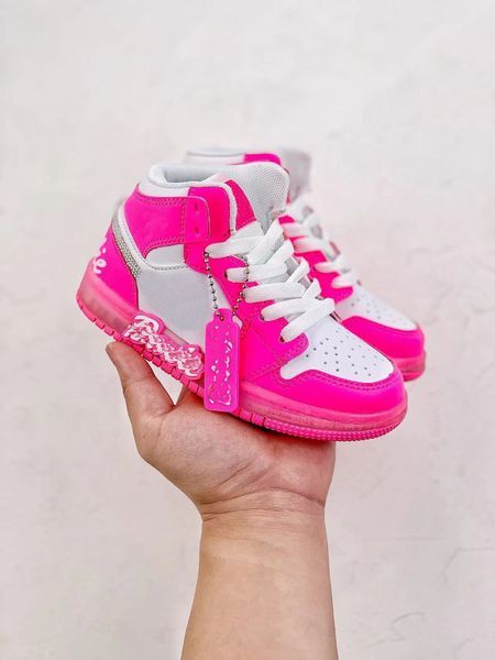 Infants Barbie Sweetheart Christmas Colors what the Kids Basketball shoes 2024 Infant Sneaker Toddlers Baby Children US7.5C-US5Y