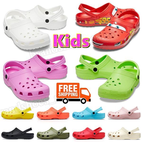 kids croc clogs sandals designer cross-tie classic clog boys girls children toddler slippers slides sandal platform shoes cros croos free shipping shoe dhgate