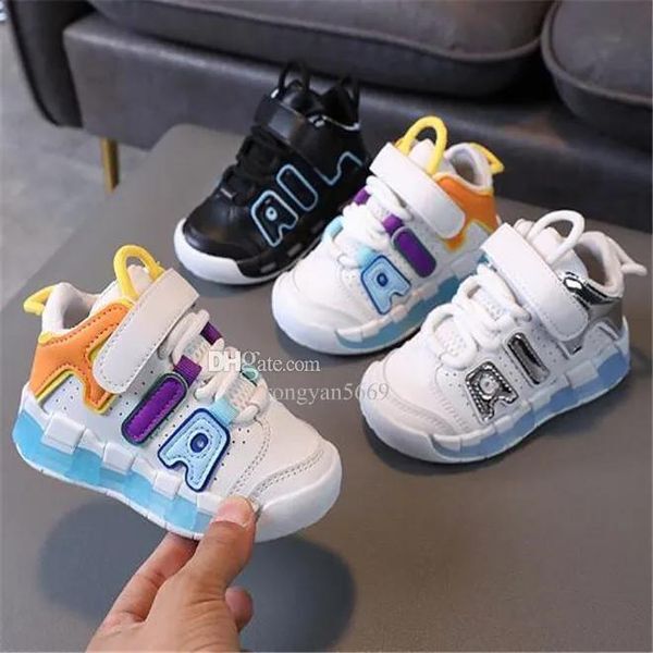 Outdoor Athletic Outdoor Designer Kids Shoes Spring Autumn Childrens Sports Shoe Luxury Pu Leather Toddler Baby Girls Boys Casual Sneakers