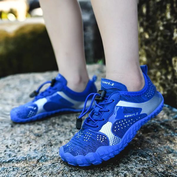 Water Shoes Childrens Quick-Dry Water Shoes Breathable Upstream Aqua Shoes Boy Girl Antiskid Outdoor Sports Beach Sneakers Wading Shoes Kid 231006