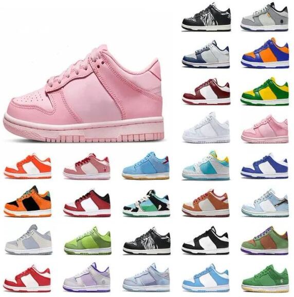 2023 SB Chunky Kids Shoes Sports Outdoor Athletic UNC Black children White Boys Girls Casual Fashion Sneakers Kid Walking Toddler sbdunk Sne