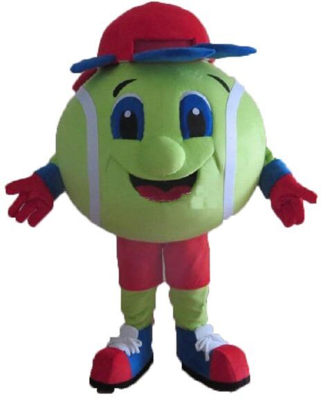 tennis ball Props Mascot Costume Halloween Christmas Fancy Party Cartoon Character Outfit Suit Adult Women Men Dress Carnival Unisex Adults