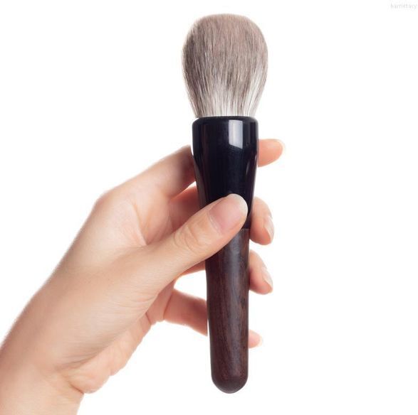 Makeup Brushes Doux-02 Professional Handmade Soft Hair Round Face Powder Brush Ebony Handle Cosmetic Tools Make Up BrushMakeupMakeup Harr22