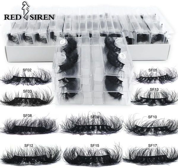 Mink Lashes 25mm Fluffy Messy 3d Eyelashes Wholesale 4103050 pcs Lot Long Thick Makeup 240305