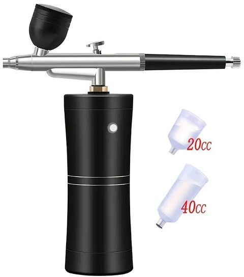 Rechargeable Mini Airbrush Kit: Perfect for Makeup, Cake Decoration, Model Coloring, Manicure, Tattoo, Art Drawing & Nail Art!