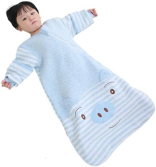 Envelope for Winter born Cartoon Sleeping Bag Toddler Baby Slaapzak Removable Boys Girls Sleep Gown Swaddle Blanket Saco Bebe 240105