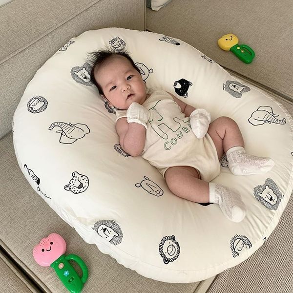 Pillows born Baby Shaping Styling Pillow Anti-rollover Side Sleeping Pillow Infant Baby Positioning Pillow For 0-6 Months 230422