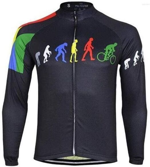 Racing Jackets Cycling Jersey Long Sleeve Evolution Quick Dry Breathable Bicycle Clothes MTB Ropa Ciclismo