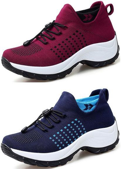 Men women running shoes fashion sport sneakers purple blue green pink breathable soft sole spring runner shoes GAI 112