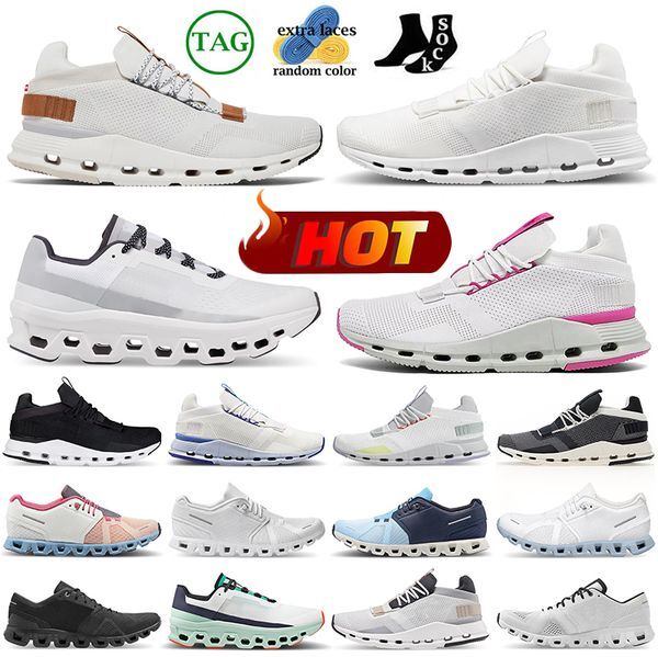 2024 cloud shoes for men women clouds nova running sneakers cloudnova cloudmonster triple black white pink grey navy blue mens womens outdoor sports trainers