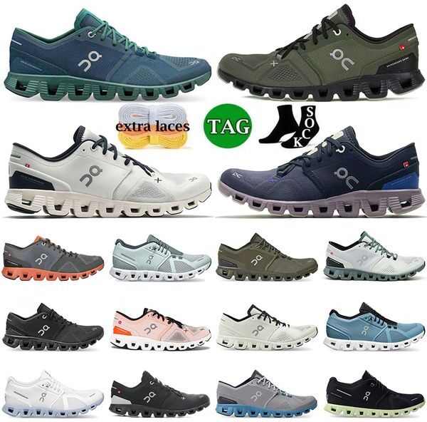 Cloud on x 3 Running Shoes Ivory Frame Rose Sand Eclipse Turmeric Frost Surf Acai Purple Yellow Workout and Cross Low Men Women Plate-forme Sports Sneakers Trainers