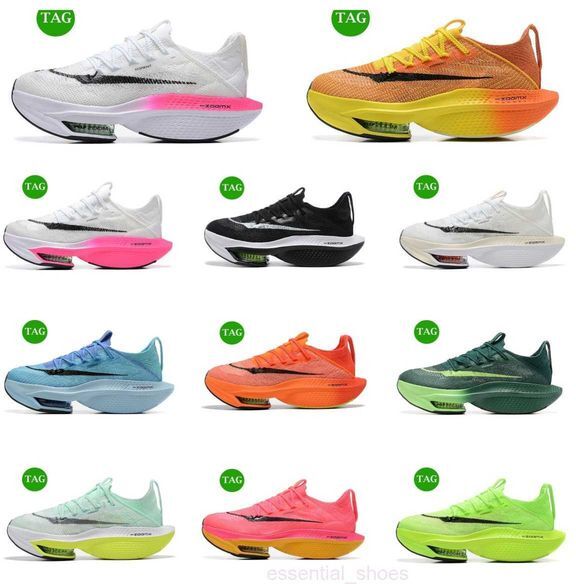 2023 New Alpha Fly Next% 2 Running Shoes Zooms Vaporfly 2.0 Ekiden White Pink Total Orange Prototype Atomknit Tempo Type Outdoor Joggers Zoomx Trainers Sports Sneakers