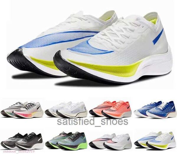 Vaporfly Next Zoomx Pegasus Running Shoes Valerian Blue White Metallic Sier Authentic Marathon Athletic Jogging Sports Women 37-46