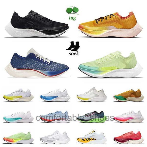 Vaporfly Zoomx Next% 2 Women Mens Pegasus Running Shoes Sneakers Valerian Blue Black White Ekiden Metallic Silver Authentic Marathon Jogging Sports Trainers