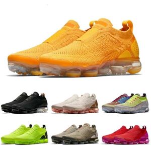 2021 Arrival FLY KNIT FK Sport Mens Womens Running Shoes Moc 2 0 Cushion University Gold Volt Triple Black Sneakers Trainers 36-45199D