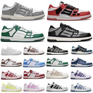 Skel Top Low Mens Running Shoes Designer Sports Sneakers 27 Color White Black Blue Green Yellow Purple retro Designer Trainers Men Women Shoes Sports Shoes size 36-44