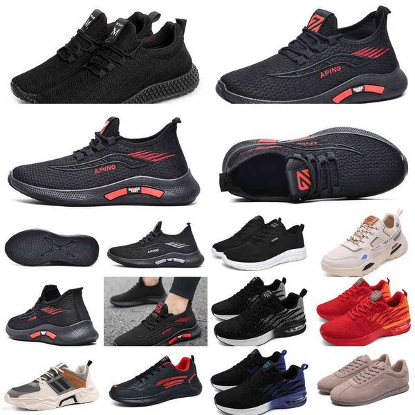S7QP casual running shoes Comfortables men A deeps breathablesolid blue Beige women Accessories good quality Sport summer Fashion walking shoe 29