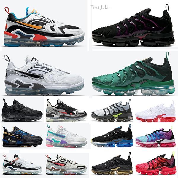 EVO run shoes Evolution of Icons Hyper Grape Triple Black Blue Yellow Collectors Closet Wolf Grey men women outdoor tn plus sports trainer sneakers