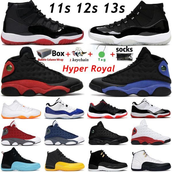 Jumpman basketball shoes men 11s Gamma blue Cool Grey Bred Concord 11 12s 13 Playoffs Royalty Utility Gold 13s Red Flint Court Purple mens women shoe sneakers