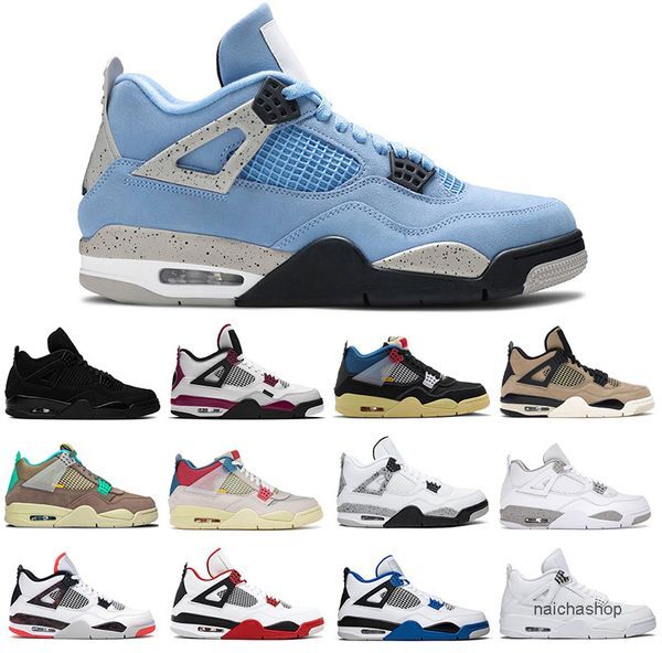 Jumpman 4 4s men basketball shoes University Blue White Oreo Sail Pure Money Cactus Jack sport sneakers mens trainer air OG shoe