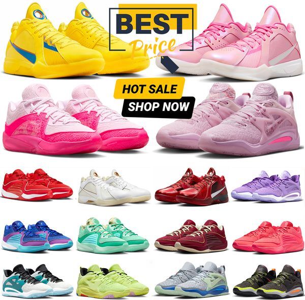 With Box KD 16 15 Basketball Shoes Aunt Pearl Wanda Deep Royal Triple Red NY vs NY Black Vivid Purple Geode Teal Light Lemon Twist Mens Kevin Durant KD 3 Sneakers Size 40-46