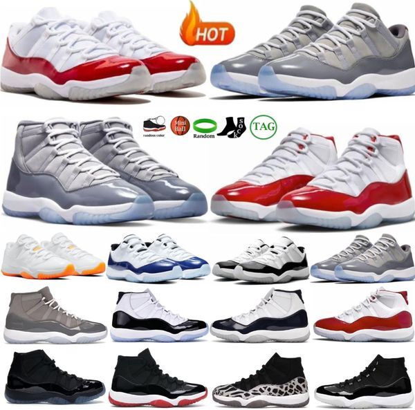 with box Low Designer Shoes Jumpman Men Cherry Basketball shoes Grey Bred Closing Ceremony Platinum Tint Legend Blue Heiress mens trainer sport sneakers