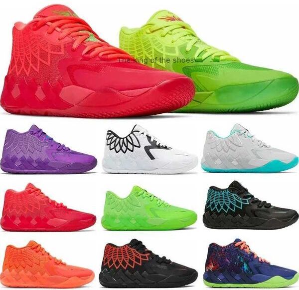 2023 Men Designer Basketball Shoes Mb.01 Lamelo Ball Buzz Queen City Rick and Morty Galaxy Rock Ridge Volt Blast Trainer Mens 11MB.01