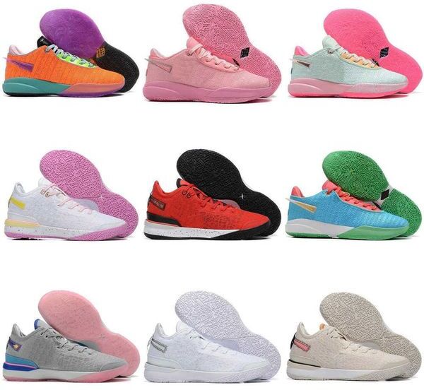 Lebrons 20 Men Basketball Shoes Sneaker Nxxt Gen Wolf Grey Time Machine Chosen 1 Fruity Pebbles i Promise 2023 Man Chaussures Trainer Size 7 - 12