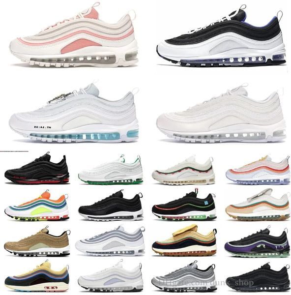 Running Shoes Jesus Shoes Satan Sean Wotherspoon Triple White Black Halloween Silver Bullet Blue Hero Bred South Beach Mens Womens trainer sneaker sports 36-46