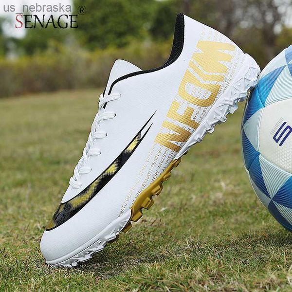 Athletic Outdoor SENAGE Children Professional Soccer Shoes Outdoors Football Cleats Kids Boy Futsal Turf Sneakers Men Training Football Boots L230518