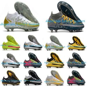 Mens Soccer Shoes Cleats Crampons Mercurial Football Boots Cleat turf 7 Elite 9 r9 V 4 8 15 XXV IX FG cr7 American Foot Ball Boot Enfant Youth Boys