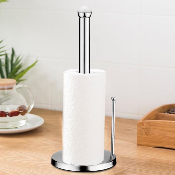 Toilet Paper Holders Recableght Towel Rack Stainless Steel Bathroom Tissue Holder Vertical Stand Durable Lightweight Accessories