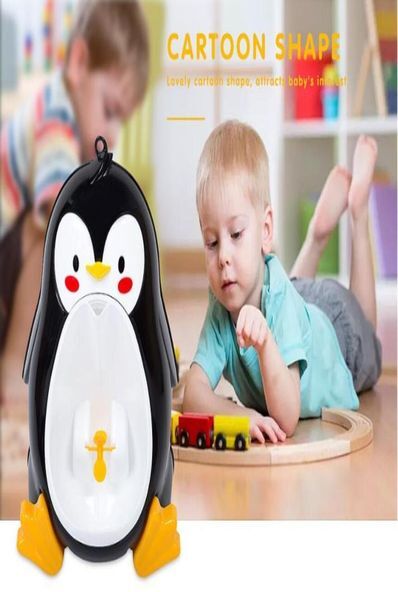 Baby Boys Standing Urinal Penguin Shape WallMounted Urinals Toilet Training Children Stand Vertical Urinal Potty Suction Cup4156105