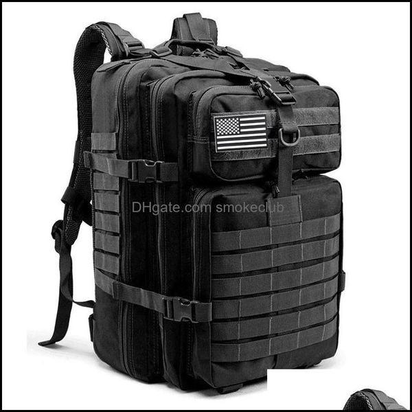 Sports & Outdoors Outdoor Bags 900D Camouflage Military Tactical Bag Mens Backpack Molle Army Bug Out Waterproof Cam Hunting Trekking Hiking