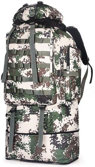 Waterproof Nylon Outdoor Sport Camouflage Military Molle Tactical Travel Backpack Camping Mountaineering Bag Mochila 600D Bags