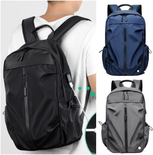 LL-3030 Women Mens Bags Laptop Backpacks Gym Outdoor Sports Shoulder Pack Travel Students School Bag Waterproof Backpack Handbag