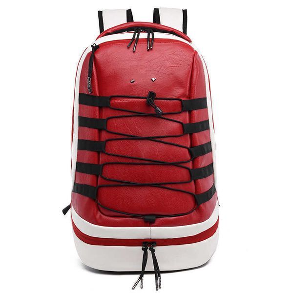 Air jord Outdoor Sports Fashion Brand Backpack Korean Version Junior High School Student Backpack High Capacity Basketball Backpack 230915
