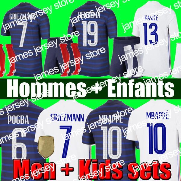 22 23 Maillot de foot Maillots football shirt 20 21 soccer jersey equipe equipment BENZEMA FEKIR PAVARD uniforms 2021 hommes enfants men kids