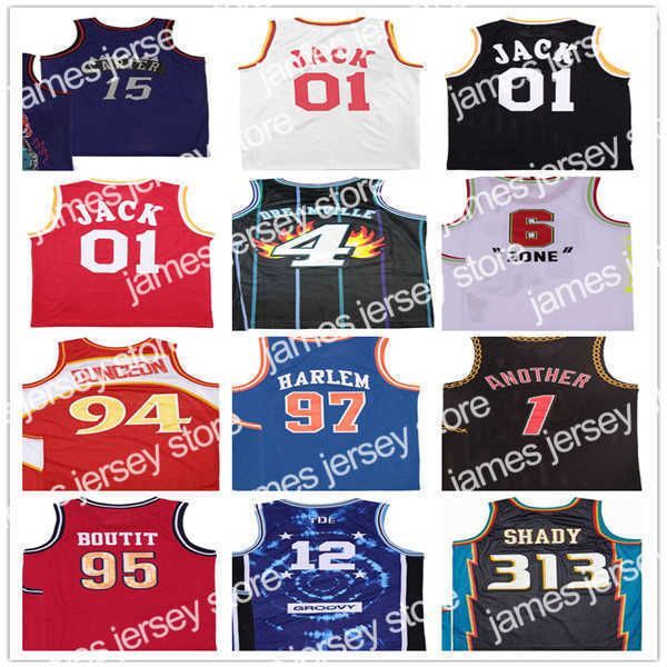 College Basketball Wears Man Retro Basketball Remix Jersey 313 SHADY KID CUDI DJ 1 Khaled Don Big 88 Sean Harlem 97 Diplomats WALE 6 The District Jack 01 Scott 94