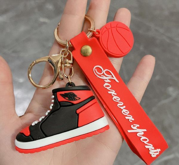 Creative Labs 3D Creative Mini Designer Basketball Shoes Keychain Pendant Casual Sports Shoe Keychains For Men Women Fashion Jewelry Gift In Bulk