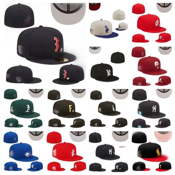 2023 Fitted hat Mens Designer Baseball Hats Black Color letter Hip Hop Chicago Sport Full Closed Flat Cap Embroidery Chapeau Stitch Heart Hustle Flowers new era cap