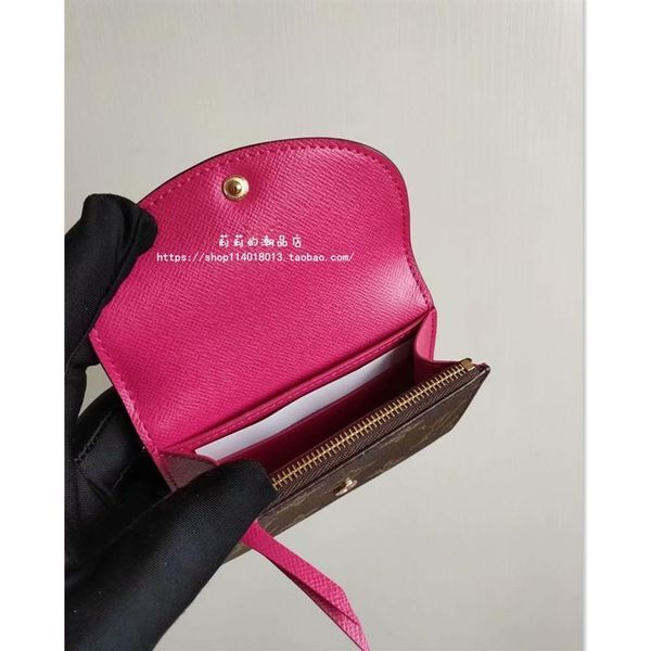 2020 New Genuine Leather Doug Card Three-Fold Wallet Saddle Short Partysu Envelope Womens Coin Purse Cute245u