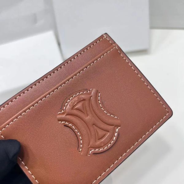 Luxury designer holder Women&#039;s wallet with box purse smooth fashion Genuine Leather card Holders Coin Purses woman wallet key pouch