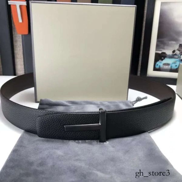 Luxury Leather Clothing Quality Tom-fords Designers Men Womens Genuine Buckle T Buckle Belts Fashion Belt Accessories High Waistband with Box Dustbag 880